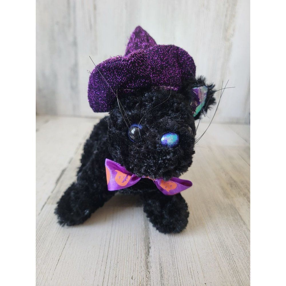 Dandee cat black witch Halloween plush stuffed‎ animal